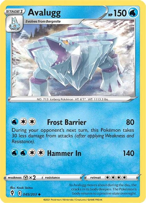 avalugg pokemon weakness.